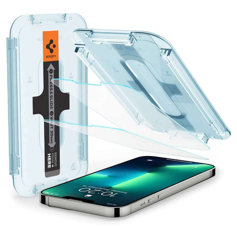 2x tvrdené sklo Spigen Glas.tR EZ Fit pre Apple iPhone 13/13 Pro / 14