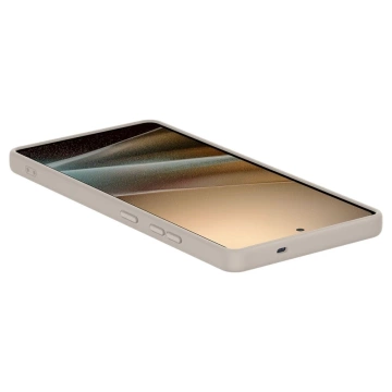 Чохол для Samsung Galaxy S25 Ultra Natural Titanium Spigen Silicone Fit MagSafe