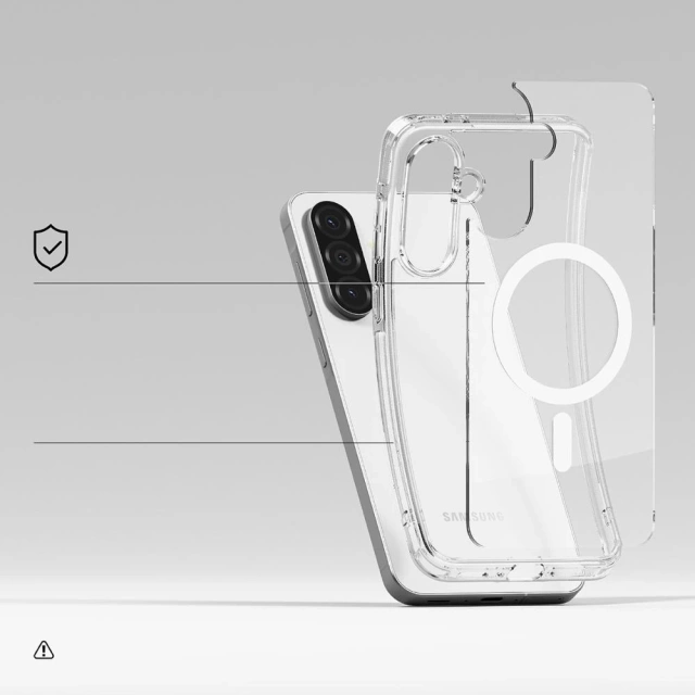 Чохол для Galaxy A36 / A56 5G Ringke Fusion MagClear MagSafe