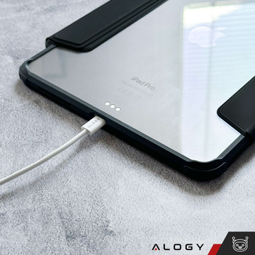 Kabel USB-C typu C silný rychlý PD 2M pro iPhone 15 Alogy nylonový kabel Bílý