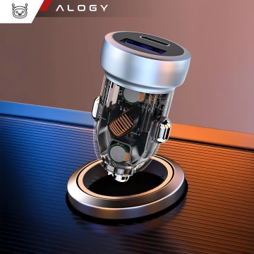 Автомобільний зарядний пристрій Fast Charging QC3.0 PowerDelivery PD Alogy Car Charger 33W USB USB-C