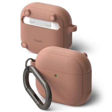 Чохол для Apple AirPods 4 Ringke Onyx MagSafe Constant Coral Karabińczyk