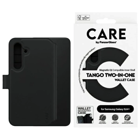 Чохол для Samsung Galaxy S24 CARE від PanzerGlass Feature Tango Wallet 2в1 чорний