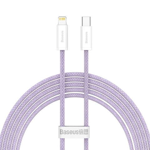 Кабель USB-C до Lightning Baseus Dynamic Series, 20W, 2m (фіолетовий)