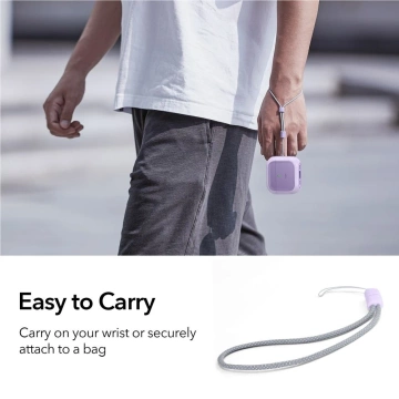 Ochranné puzdro pre slúchadlá ESR Orbit Halolock MagSafe Apple AirPods 4 Purple