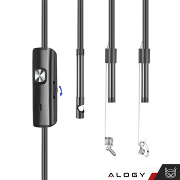 Kamera je vybavená endoskopom micro USB USB-C USB Full HD 3m 8mm Endoskop Alogy Hard Wire