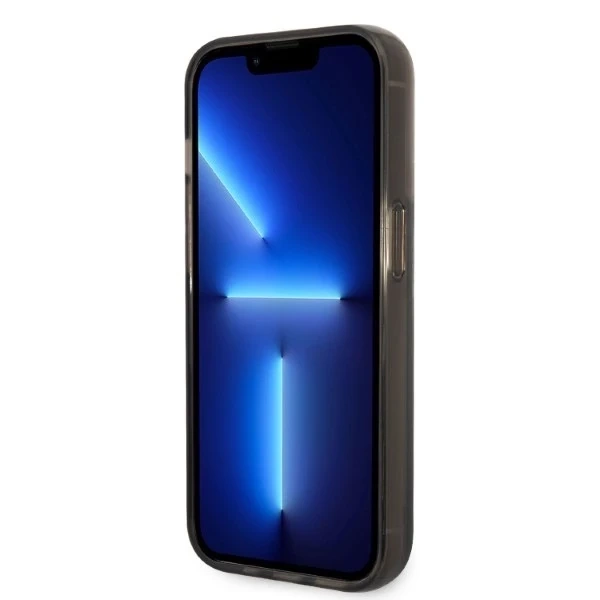 Etui Karl Lagerfeld KLHCP14LLNCHCK pre iPhone 14 Pro 6,1" pevné puzdro s trblietavou chupetovou hlavou