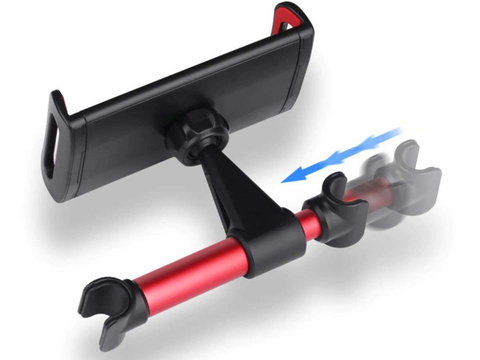 Držák do auta na opěrku hlavy Alogy pro telefon tablet Červený