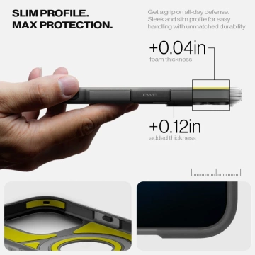 Kryt Spigen Tough Armor „T“ MagSafe pre iPhone 16 Pro, čierny