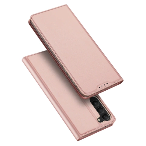 Ochranné pouzdro na telefon Dux Ducis Skin Pro pro Samsung Galaxy S23 Flip Card Wallet Stand Pink