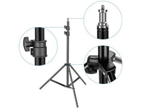 Stativ pro foto lampu / fotoaparát / telefon Alogy 1/4 palce