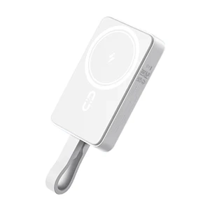 Зовнішній акумулятор Romoss WMS10 10000mAh 30W, білий – магнітна зарядка та швидка зарядка