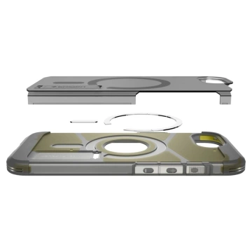 Чохол для iPhone 16e Spigen Tough Armor Mag MagSafe Frost Black