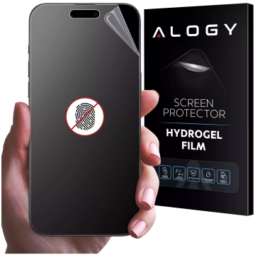 "MATTE" foil for Apple iPhone 15 Hydrogel Alogy HydroSkin Matte Pro™ for the screen for the "FREE FINGERPRINT" case