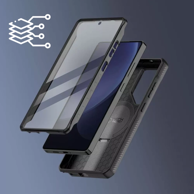 Чохол для Samsung Galaxy S25 Ultra Tech-Protect Kevlar MagSafe Black