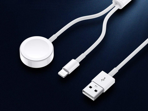 Indukční nabíječka Qi Lightning 2v1 Alogy pro Apple Watch / iPhone