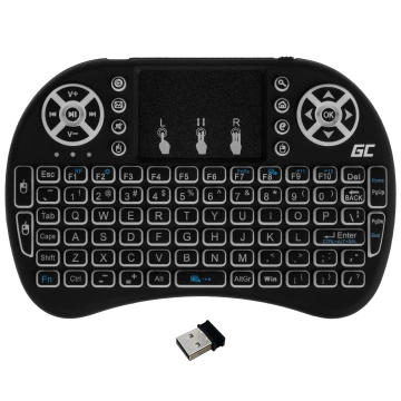 Alogy wireless mini keyboard backlit 3 colors touchpad