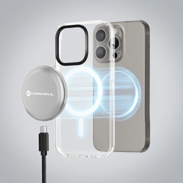 Forcell Smart Charge Qi2 MagSafe 15W USB-C Inductive Charger
