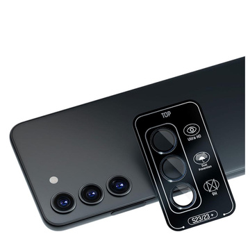 3mk Lens Protection Pro chránič šošovky telefónu pre Samsung Galaxy S23 5G Black