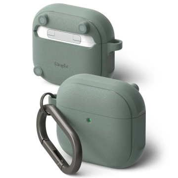 Чохол для Apple AirPods 4 Ringke Onyx MagSafe Sage Green Karabińczyk