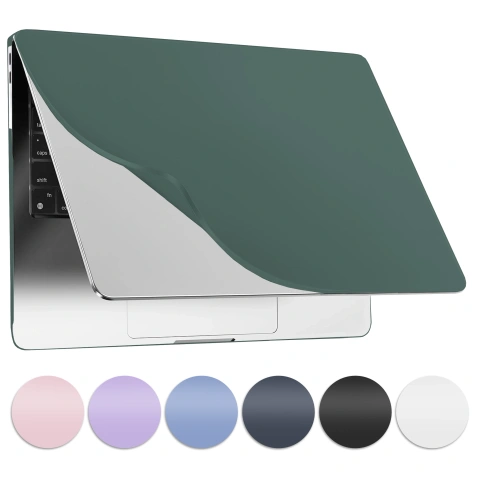 Etui do Apple MacBook Air 13 / 13.3" 2018–2021 (M1 A2337/A2179/A1932) – elastyczna, matowa obudowa ochronna, lekka i odporna – Alogy AirGuard™ Zielony