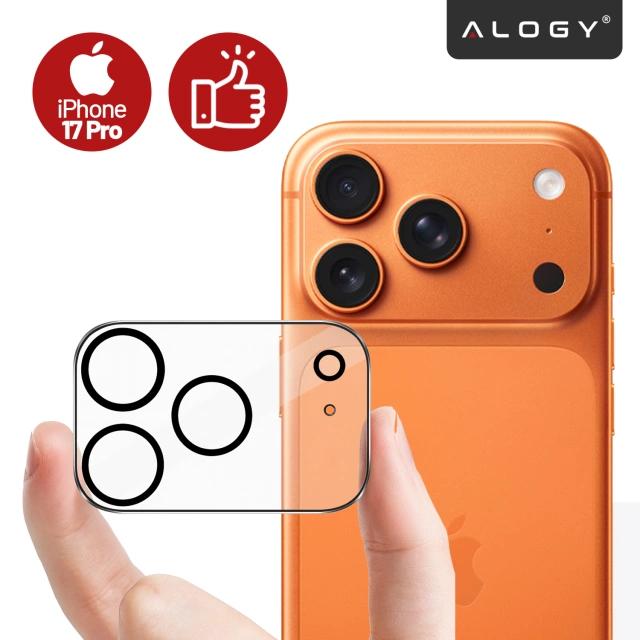 2x Скло для об’єктива камери для Apple iPhone 16 Pro / 16 Pro Max Alogy Lens Protector Pro Transparent