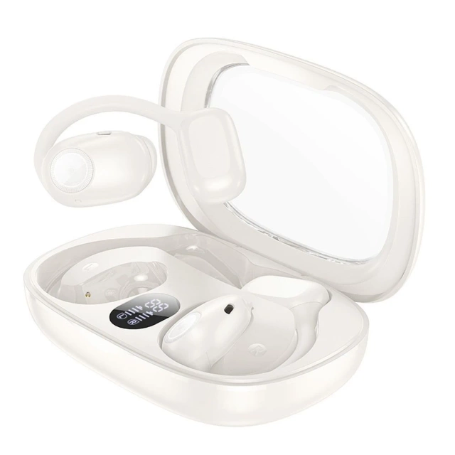 HOCO TWS EA1 Bluetooth Wireless Headphones White with Charging Case