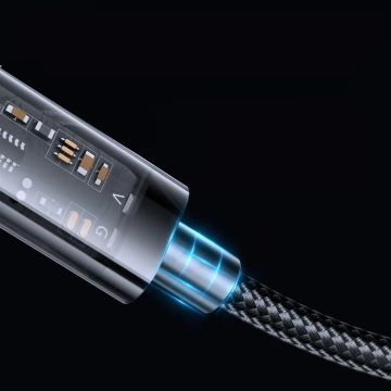 Joyroom cable USB - USB Type C for charging / data transmission 3A 1.2m black (S-UC027A12)