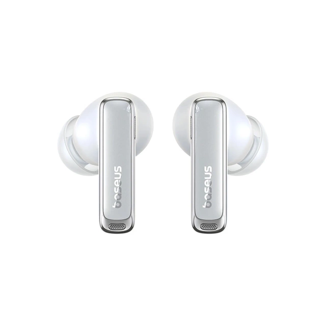 Słuchawki Baseus Bowie M2s Ultra TWS z ekranem LCD – białe