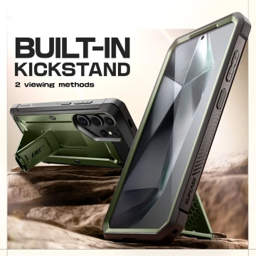 Etui für Samsung Galaxy S25 Ultra Supcase Unicorn Beetle Pro 2er-Set Gold