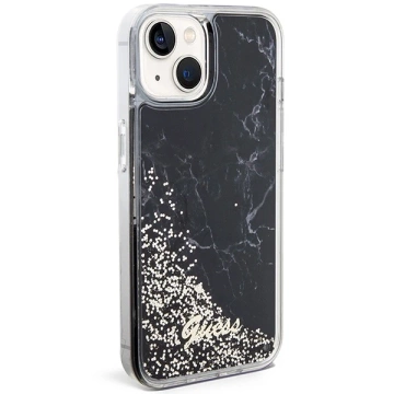 Pevné puzdro Etui Guess GUHCP14SLCSGSGK na iPhone 14 6,1" Liquid Glitter Marble