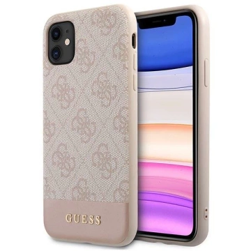 Жорсткий чохол Etui Guess GUHCN61G4GLPI для iPhone 11 6,1" / Xr 4G Stripe Collection
