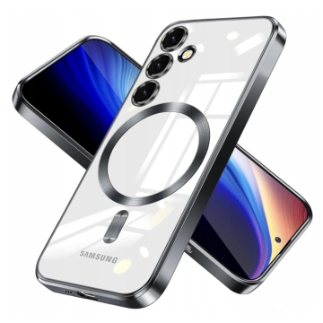 Pouzdro MagSafe pro Apple iPhone 16 Pro Max Alogy Glamour Pouzdro luxusního prstenu zlaté-průhledné