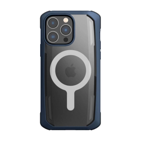 Raptic Secure Case for iPhone 14 Pro with MagSafe blue armored case
