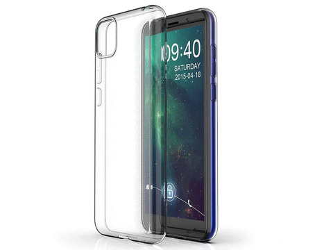 Alogy silikónové puzdro kryt puzdro pre Huawei Y5P priehľadné