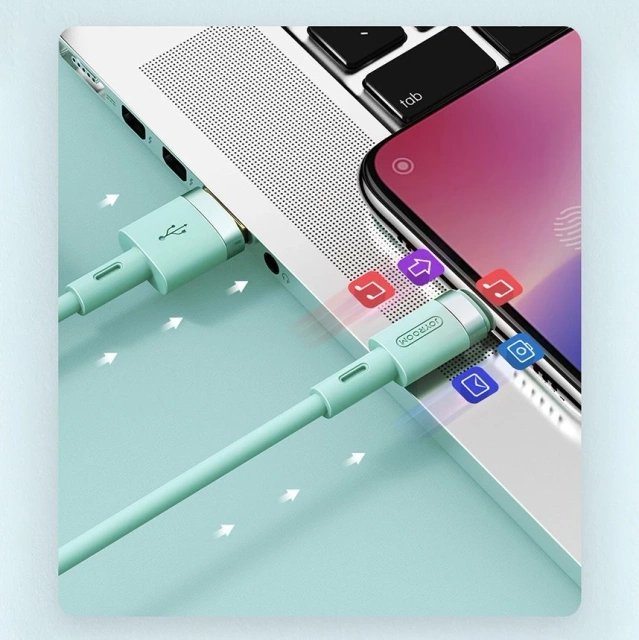 Joyroom kábel USB kábel – USB Type C Quick Charge 2,4A 1,2 m čierny (S-1224N2 Black)