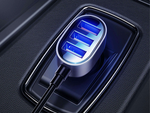 JOYROOM car charger splitter 5x USB 1.5m 6.2A