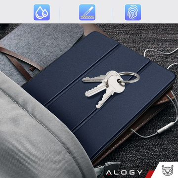 Pouzdro pro Lenovo Tab M11 10,95" TB330FU / TB330XU / TB331FC Book Case Cover s klopným krytem krytu pouzdra Alogy Navy Blue Stylus