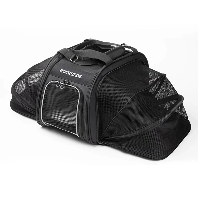 Rockbros 30140028001 Bike Bag Transport for Cats and Dogs - Black