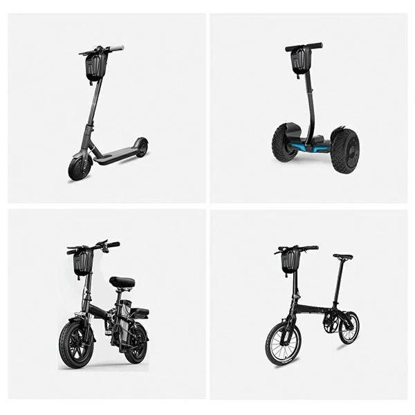 Brašna na koloběžku WILDMAN TS9 2,5 l černá, PU EVA brašna na řídítka