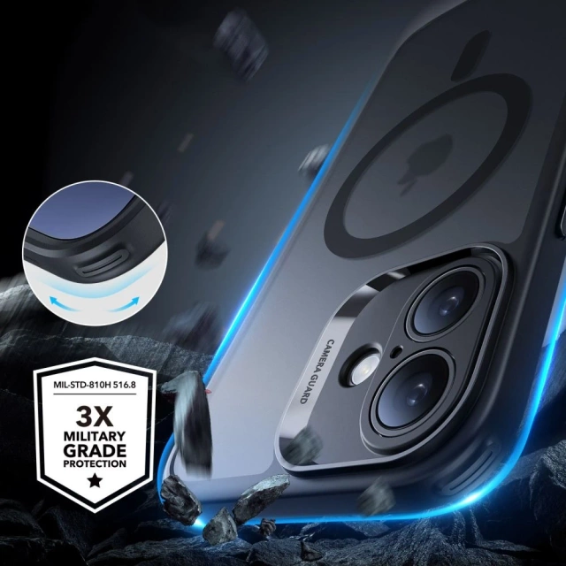 Etui ESR Classic Pro Set MagSafe iPhone 16 Czarny Frosted