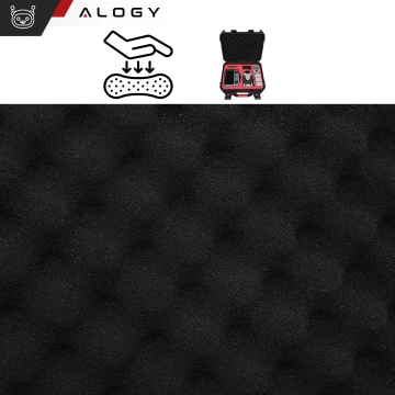 Puzdro na prenášanie pre DJI Mini 4 Pro, Mini 3 Pro, Mini 3 Cover Puzdro na dron Alogy Controller Pevné puzdro čierne