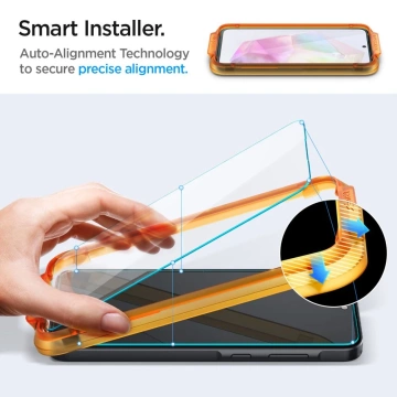 Tvrzené sklo Spigen Alm Glas.tR po 2 kusech pro Samsung Galaxy A35 5G Clear