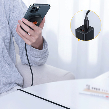 Тримач бездротового індукційного зарядного пристрою Baseus Magnetic stand for MagSafe 15W Black