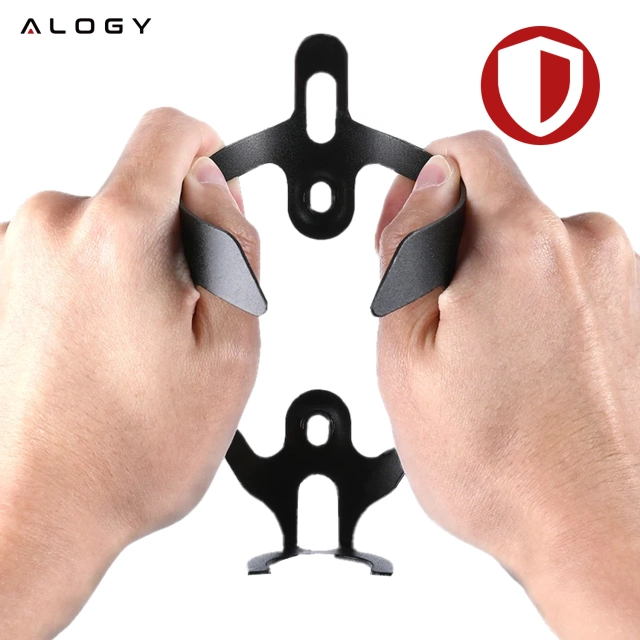 Water bottle basket, drink, water bottle, bicycle holder, universal water bottle holder, with space for Airtag, Black and red