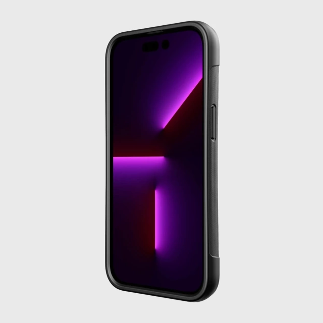 Puzdro Raptic Clutch Built Case na iPhone 14 Pro so zadným krytom MagSafe čierne