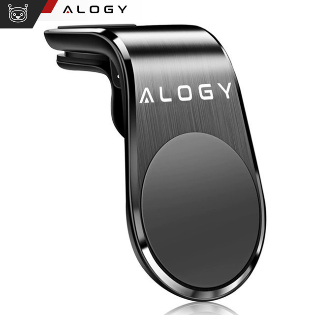 Автотримач магнітний Alogy для решітки радіатора чорний