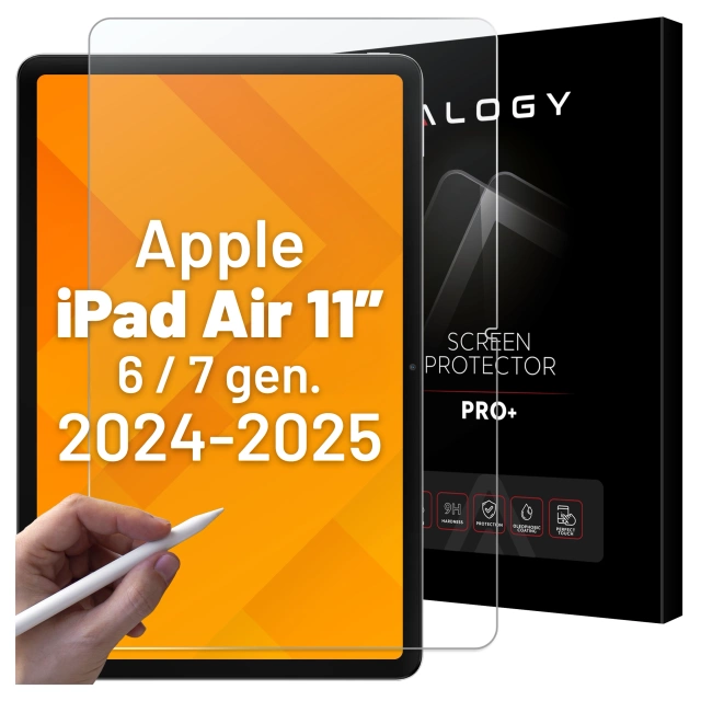 Загартоване скло для Apple iPad Air 6 - 11" 2024 Alogy Screen Protector Pro 9H