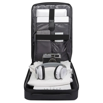 Водонепроникний рюкзак Bange для ноутбука 15.6", city traveler, 45х30х16 см, для роботи, літака, чоловічий, жіночий, з USB портом Чорний