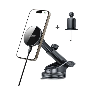 Uchwyt Samochodowy MagSafe Tech-Protect MM15W-V10 15W Czarny